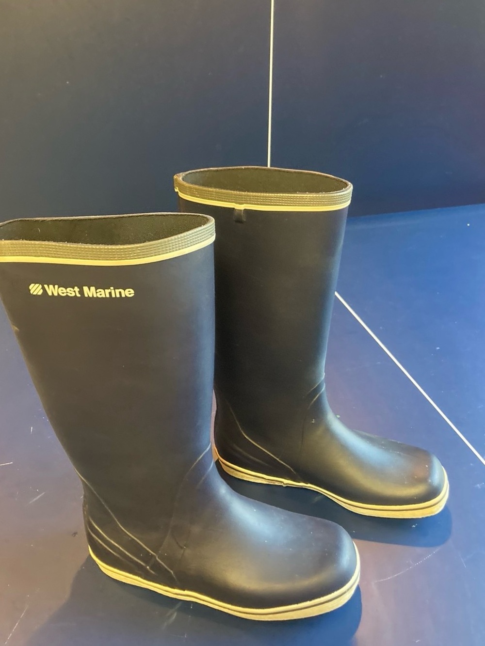 West Marine Women’s Black Rain Boots, deck, sailing fishing boots